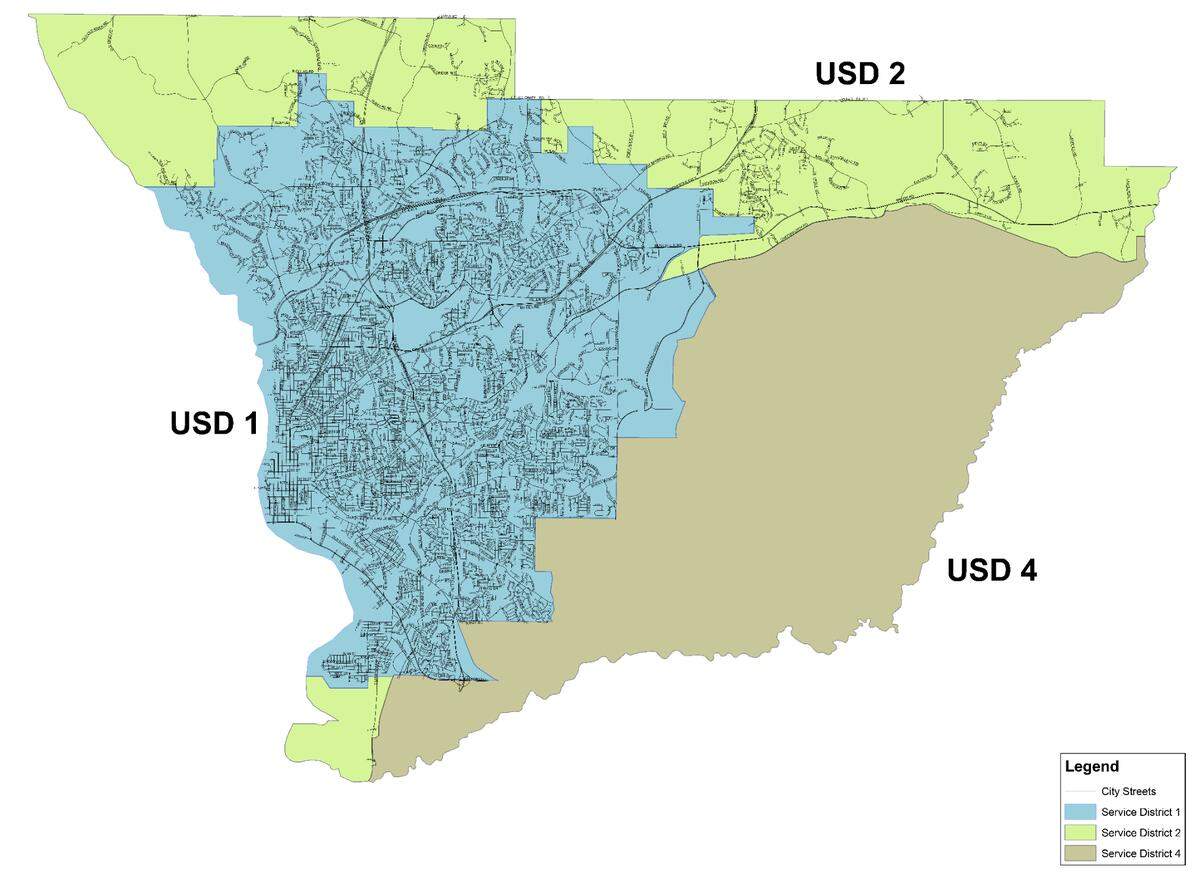 This is the Urban Service District map for Columbus, Georgia. Urban Service District 5, 6, and 7 are the Business Improvements Districts in Uptown and are part of Urban Service District 1.