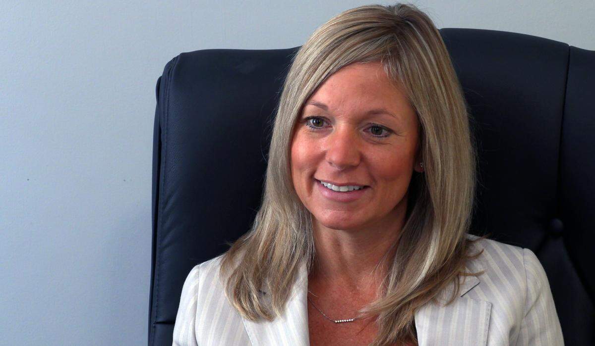 Criminal defense attorney Jennifer Curry answers questions during a recent interview.