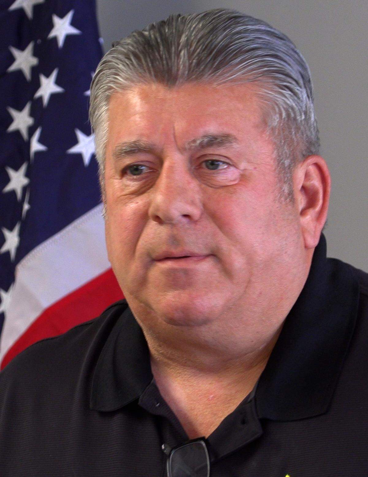 Mark LaJoye is shown in this 2024 photo during his campaign for Muscogee County Sheriff.