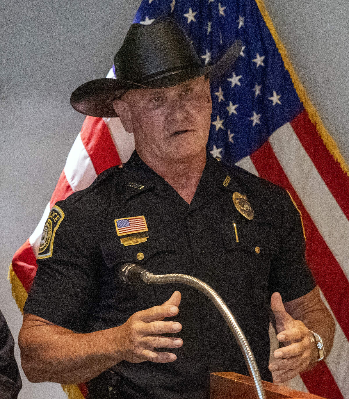 Columbus Police Chief Stoney Mathis said Havoc and the other patrol dogs ride around as a partner with police officers, assisting them in their jobs.