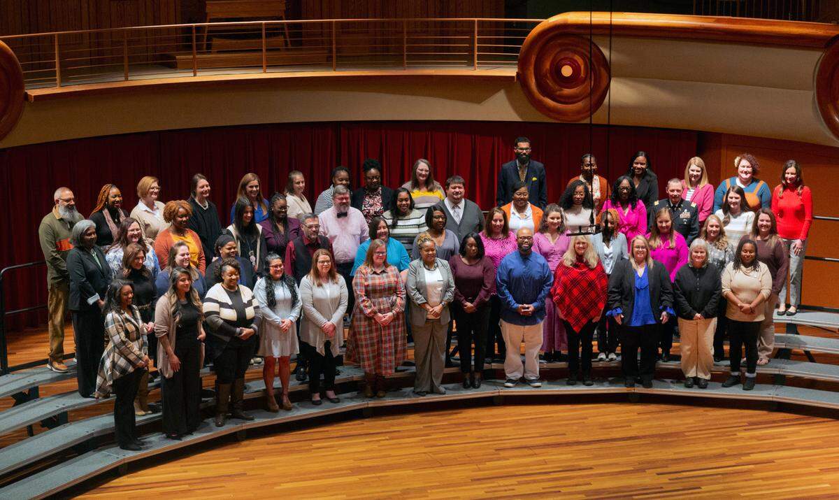 The Muscogee Educational Excellence Foundation announced the 54 nominees for the Muscogee County School District 2025 Teacher of the Year award Thursday at the RiverCenter for the Performing Arts in downtown Columbus.
