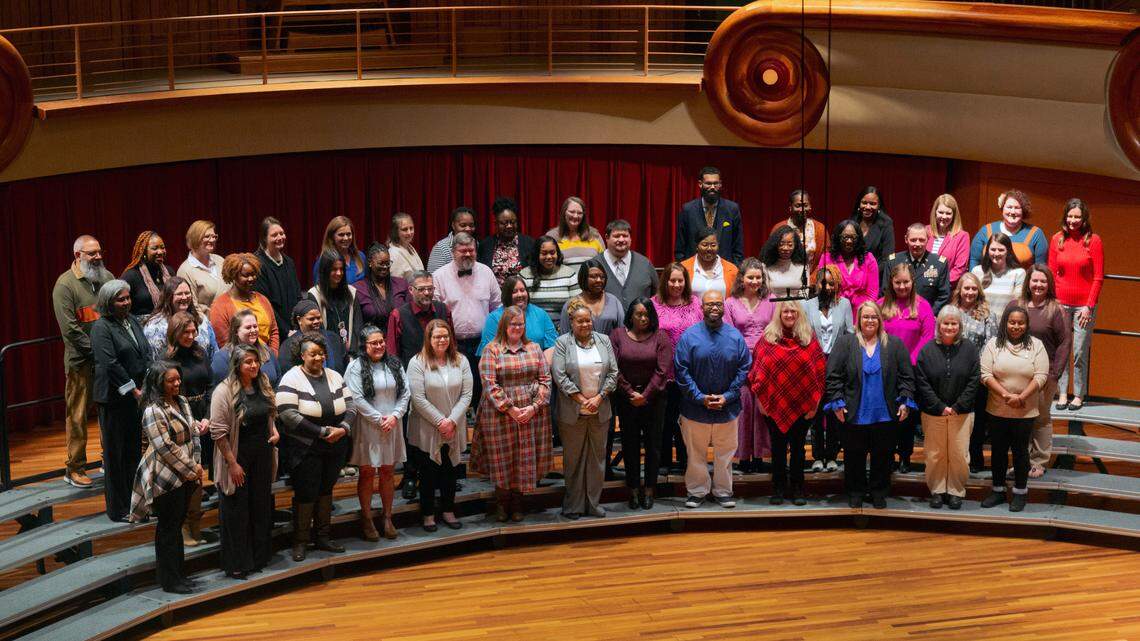 And the winner of the Muscogee County Teacher of the Year award is . . .