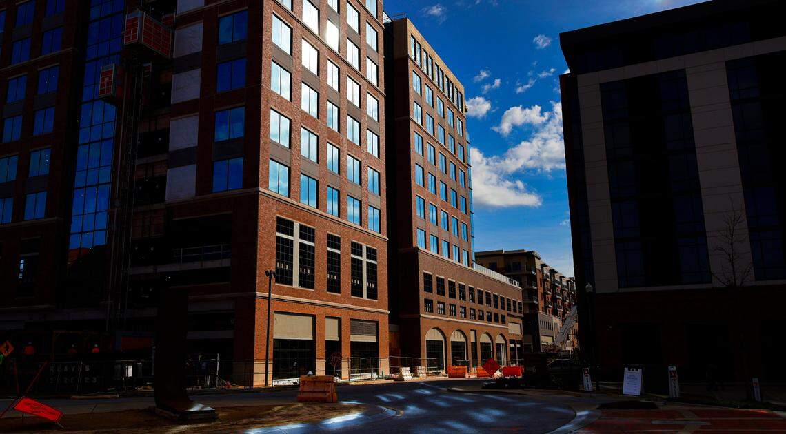 Work continues on the final phases of W.C. Bradley Company’s large development project between the 13th and 14th Street bridges in downtown Columbus, Georgia. 01/05/2024