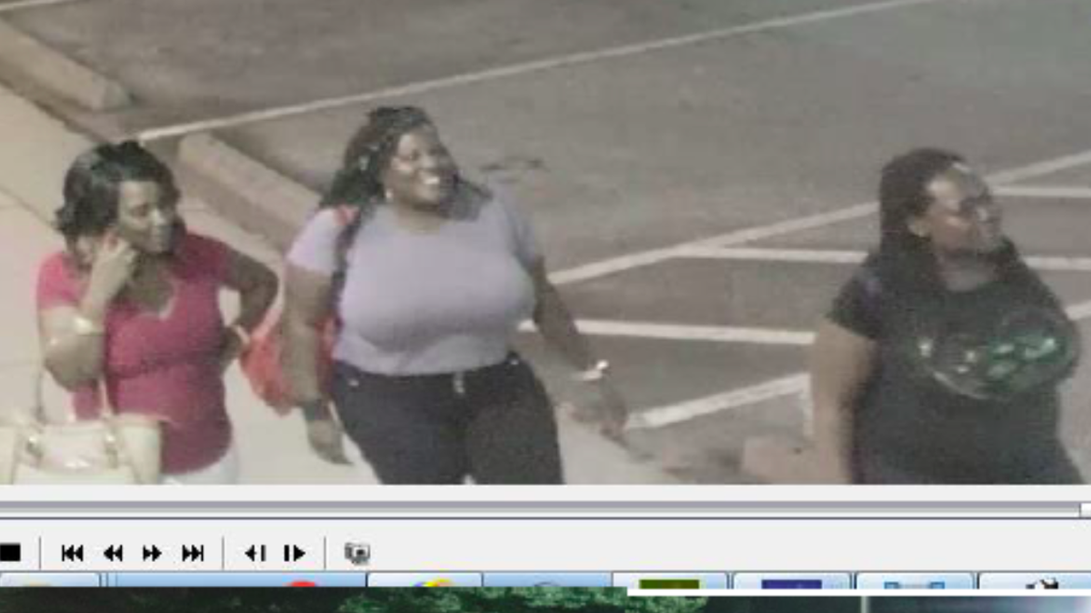 Police provided this surveillance image of some of the suspects.
