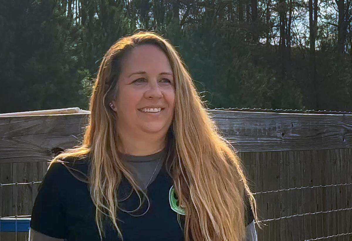Melissa Lacey is the animal care manager at the Humane Society of Harris County.