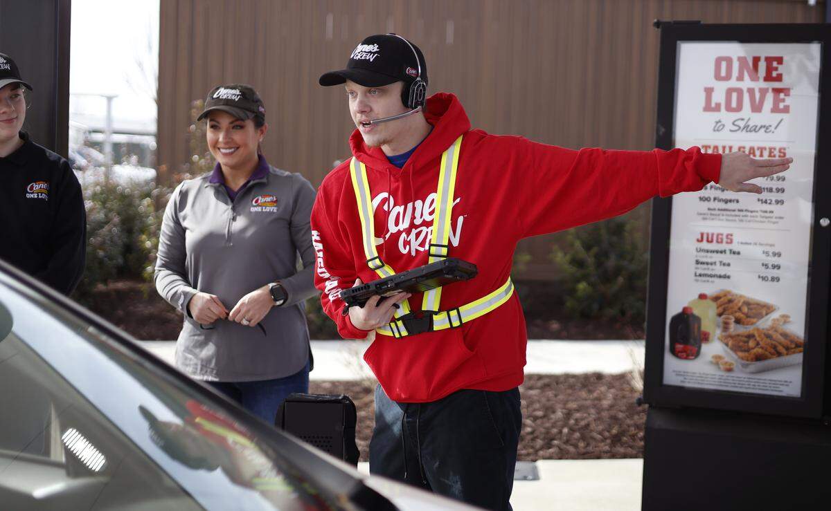 The first Raising Cane’s Chicken Fingers restaurant in Columbus had its soft opening Jan. 12, 2026, at 5720 Whittlesey Blvd.