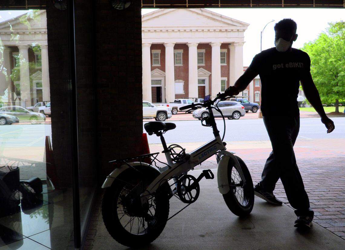 Jamal James is the owner of SHOCK Electric Bike Rentals, 233 12th St Suite 805, in Columbus, Georgia.