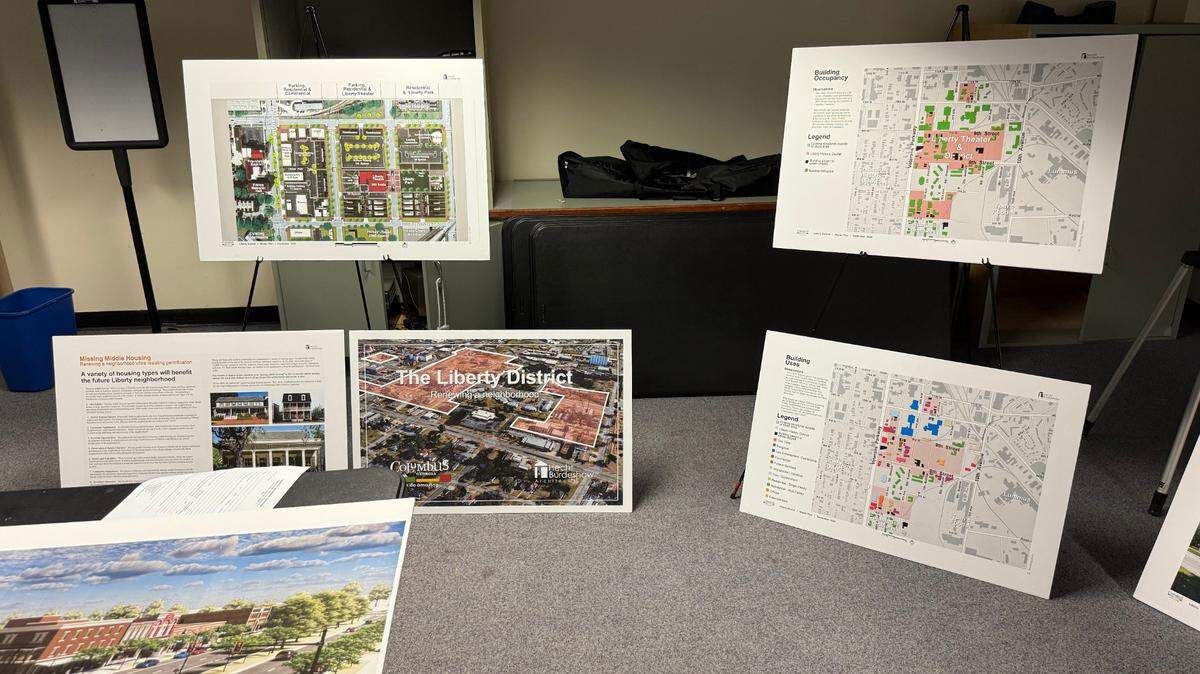 The Columbus Consolidated Government hosted public meetings Feb. 24 and Feb. 26 about plans to redevelop the Liberty District.