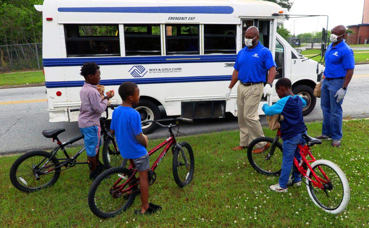 The Boys & Girls Clubs of the Chattahoochee Valley are closed in the COVID-19 pandemic, but hundreds of Columbus kids still are receiving after-school meals thanks to delivery of food and meals. They are using buses to deliver 300 bags of free meals and snacks Mondays through Thursdays to local youth whose food insecurity is inflamed while the clubs are closed because of the coronavirus, or COVID-19, pandemic.