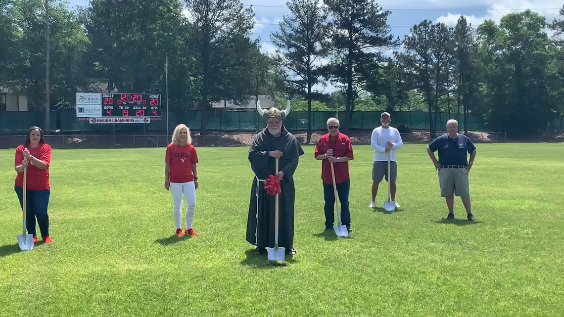 ‘We have waited so long.’ Pacelli breaks ground on million-dollar athletics field upgrade