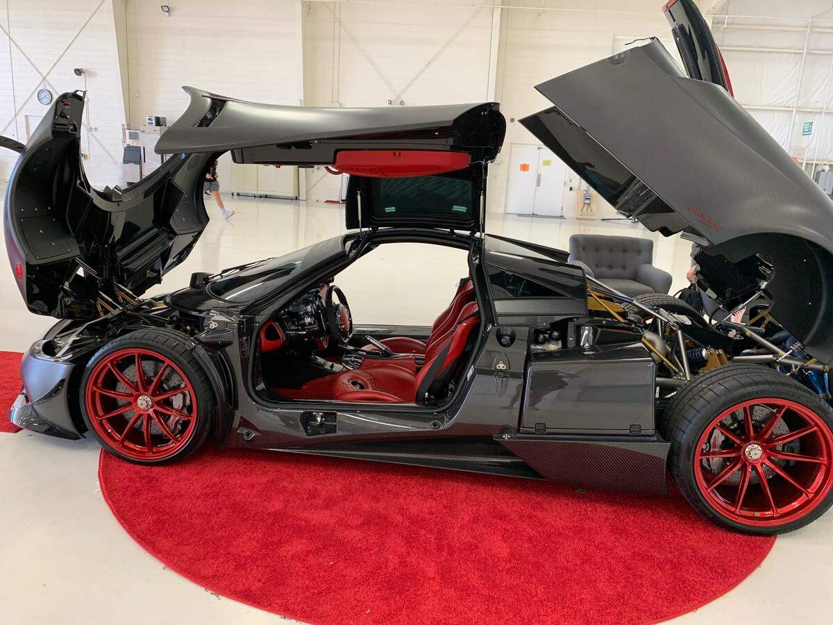 While the “Cash Out” movie crew worked on the lighting to film a scene featuring a Pagani Huayra, an Italian supercar worth about $3 million, Alex Tyra of Columbus got to hop in the marvelous machine as Kristin Davis’ stand-in.