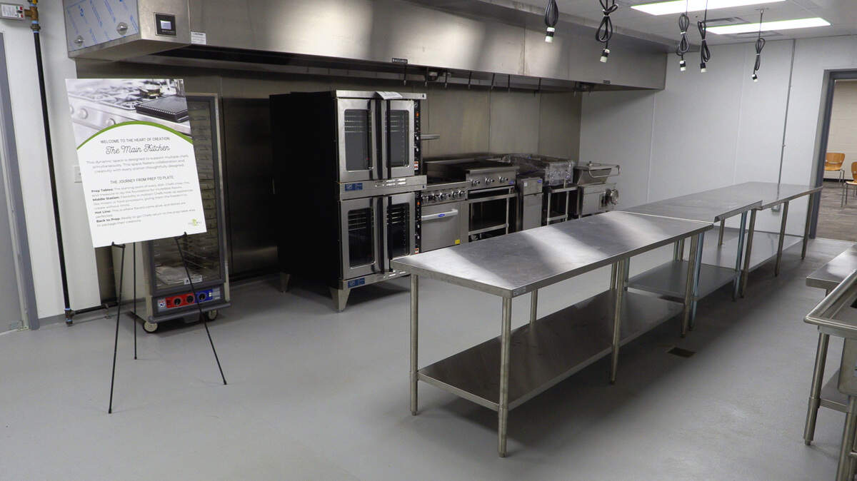 This is a portion of the main kitchen at The Food Mill Shared Kitchen, located at 3720 5th Ave. in Columbus, Georgia.