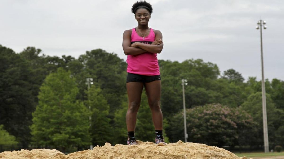 Smiths Station’s Alonie Sutton picked up two more state titles as well as the honor of All-Bi-City Girls Track Athlete of the Year.