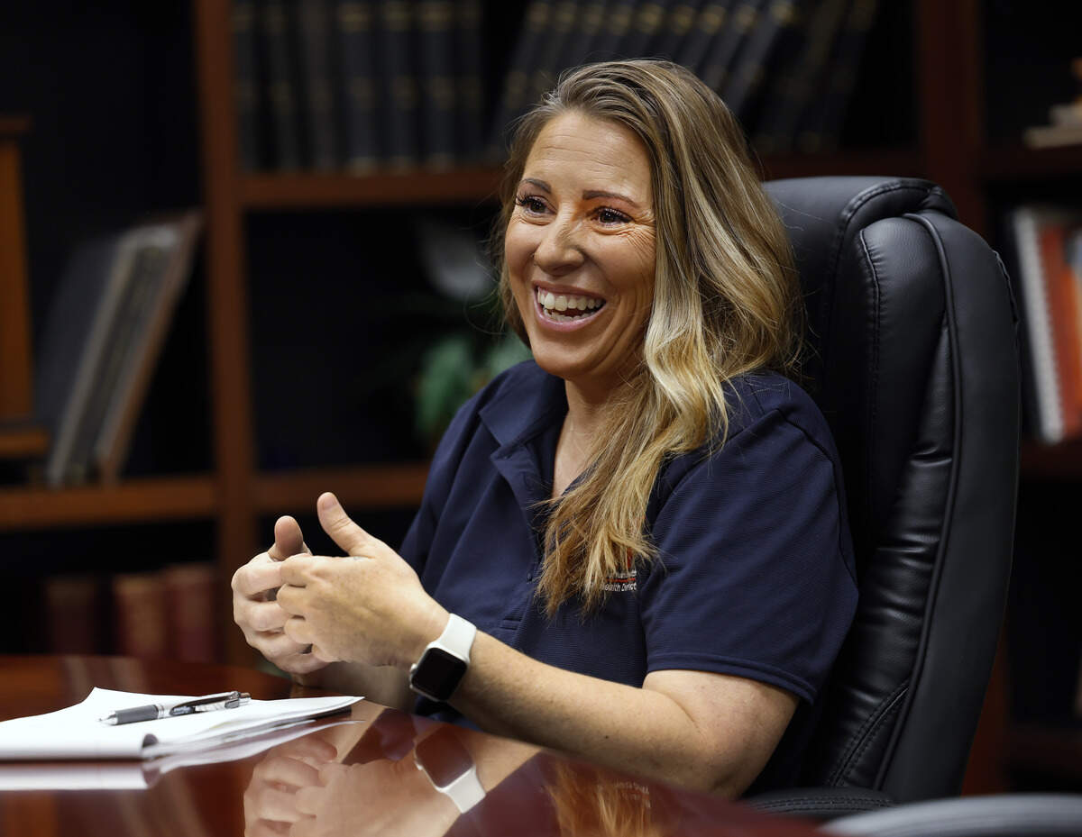 Danielle Saunders, the Columbus environmental health manager for the West Central Health District, Georgia Department of Public Health, answers a question about food safety during a Sept. 4, 2025, interview with the Ledger-Enquirer in Columbus.