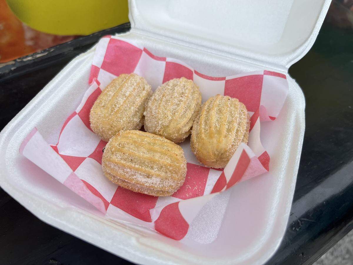 Churros are a popular dish at Tobelem’s Table, a food truck offering authentic Brazilian cuisine to Columbus, Fort Benning and the surrounding area.