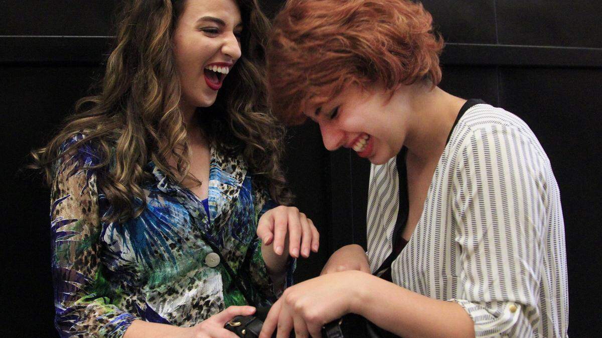 Kristen Blanda, left, and Carli Doyle are cast members in "Reawakening Rebekah: The Gift of the Clamor Girls." The production is a stage-adaptation of Deidre Ann deLaughter's book of the same name. Performances are scheduled for Feb. 12 and 13 at 7:30 p.m., Feb. 14 at 2 p.m. and Feb. 18-20 at 7:30 p.m. Visit www.ledger-enquirer.com for video about the production.