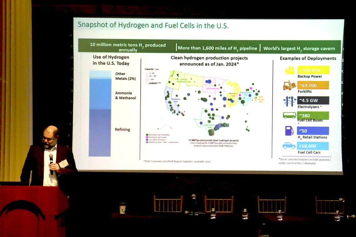 Ben Gould, the technology manager of transportation at the Department of Energy explains the state of Hydrogen as a clean fuel and how the U.S. National Clean Hydrogen Strategy and Road map is the guiding light at the Clean Cities Georgia Hydrogen Conference on Dec. 4
