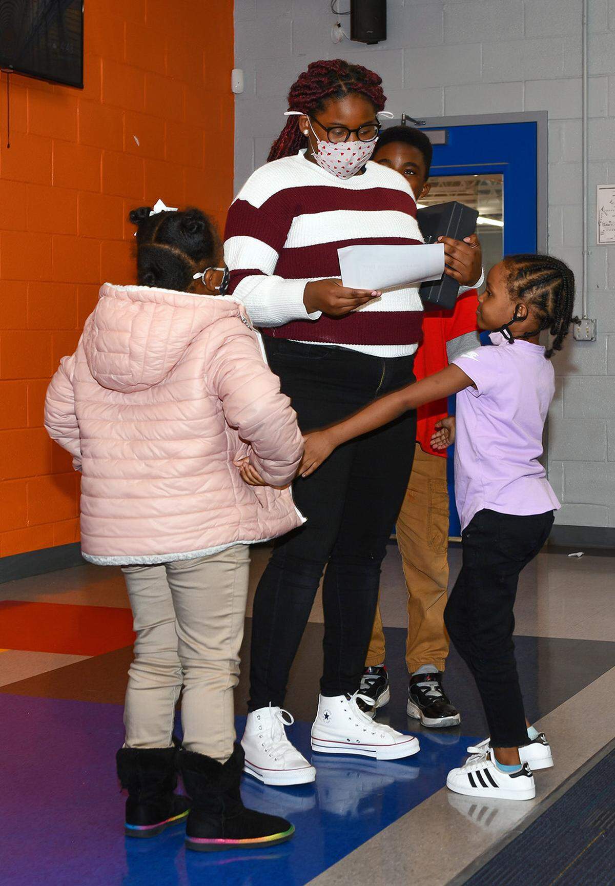 Kamiya Archie, center facing camera, was recently named the 2022 Youth of the Year for the Boys & Girls Clubs of the Chattahoochee Valley. 02/04/2022