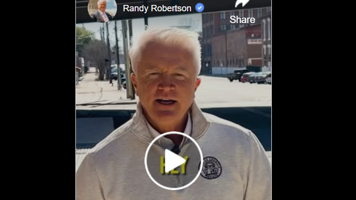 This is a screenshot from a video posted Jan. 27, 2026, on the Facebook page of state Sen. Randy Robertson (R-Cataula).