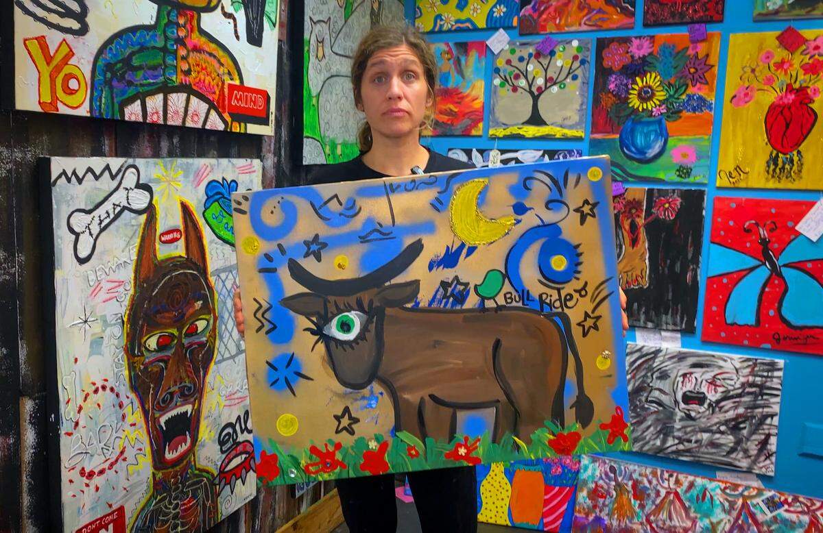 Folk artist Kaitlynn Etheridge, organizer of the Crossroads Folk Art Festival and director of the Columbus Collectives talks April 22, 2026, about the upcoming festival and some of the participating artists.