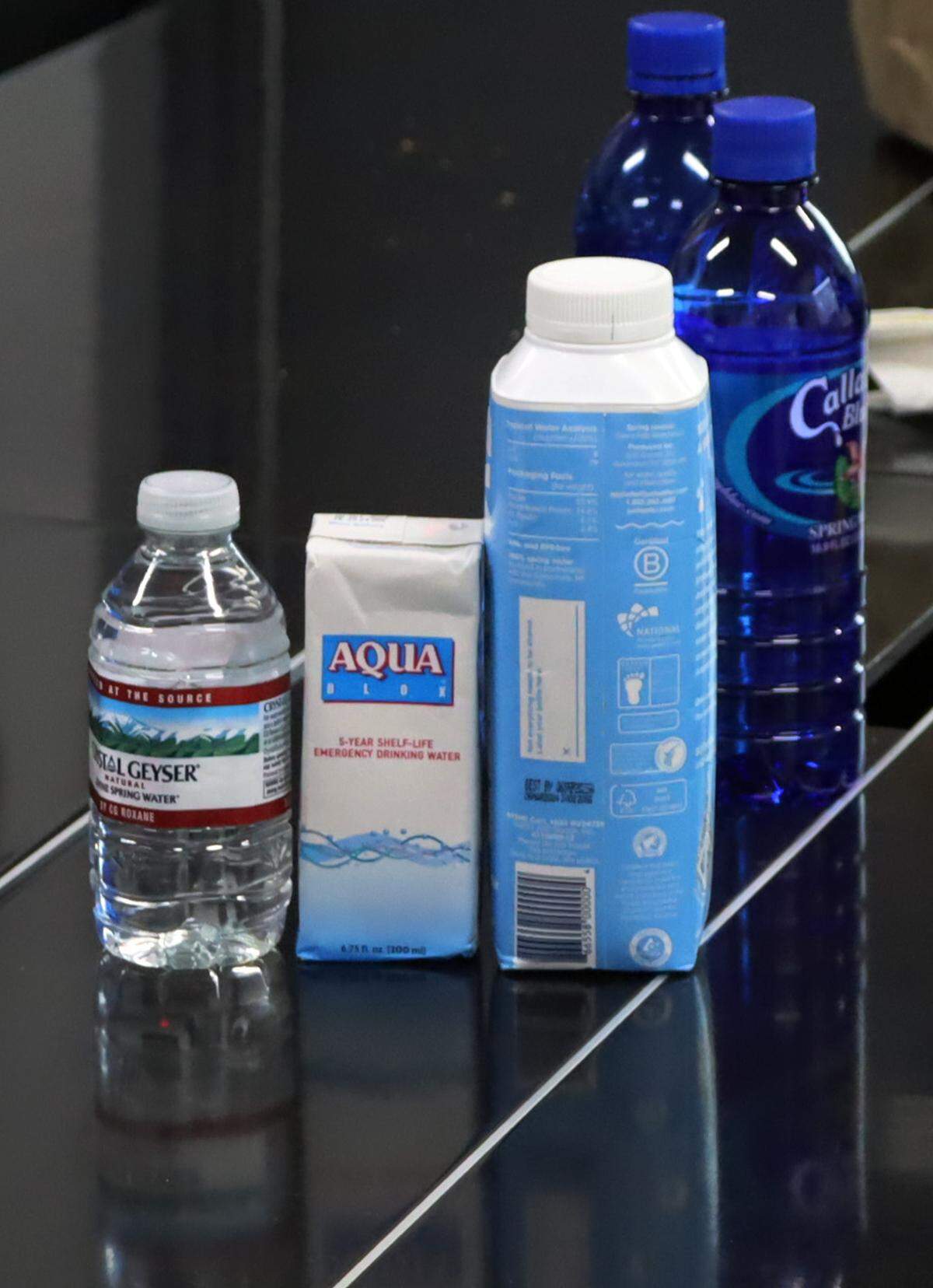 Students from St. Anne-Pacelli Catholic School in Columbus, Georgia met with Edward Callaway, CEO of Callaway Blue Spring Water recently to discuss possible recycling ideas. 01/10/2025