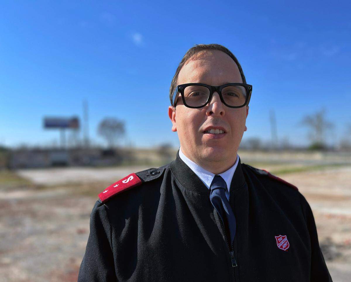 Andre Pereira, the director of the Salvation Army in the Chattahoochee Valley, photographed on Feb. 22, 2024.