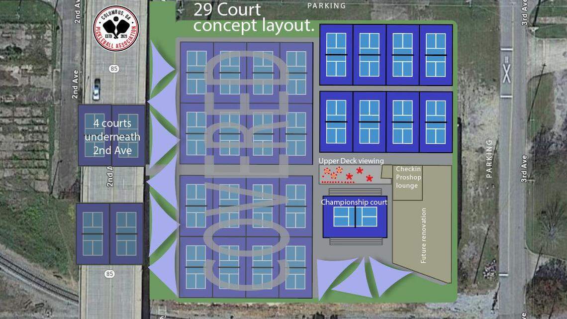 Plan, location change for 1st public pickleball facility with permanent courts in Columbus