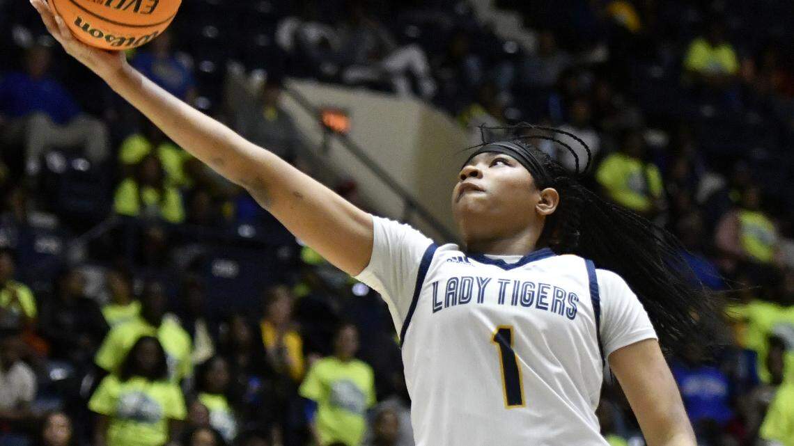 ‘Never going to quit.’ After two-loss season, Troup girls fight not enough in hoops title game.