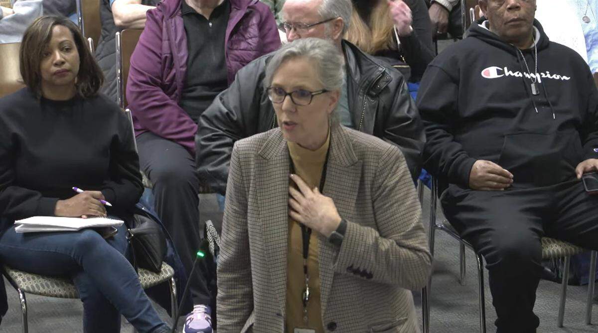 Columbus Consolidated Government chief appraiser Suzanne Widenhouse presents information on the statewide floating homestead exemption to the Columbus Council at a Jan. 28 meeting.