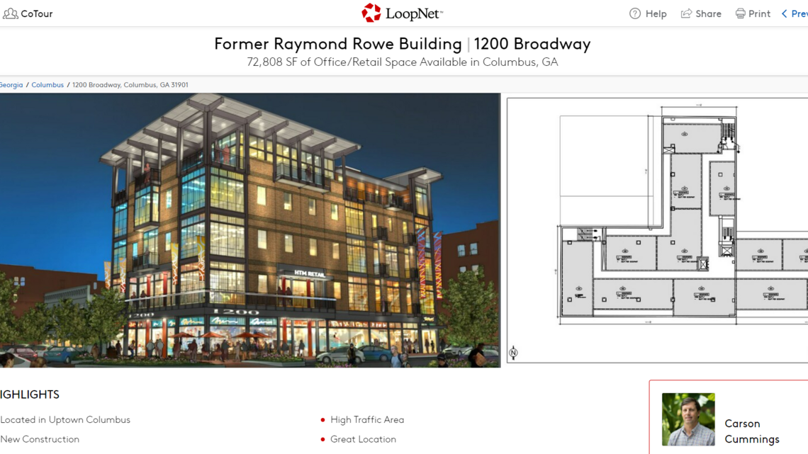 Major changes coming to former Raymond Rowe building in downtown Columbus, site shows