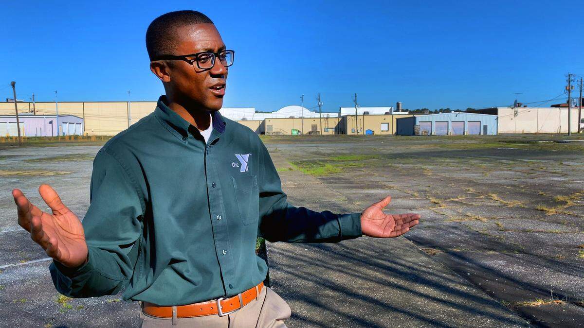 Christopher Bryant, president and CEO of the YMCA of Metropolitan, GA talks about plans for a new YMCA branch to built on this property in Columbus’ midtown area. 03/17/2022