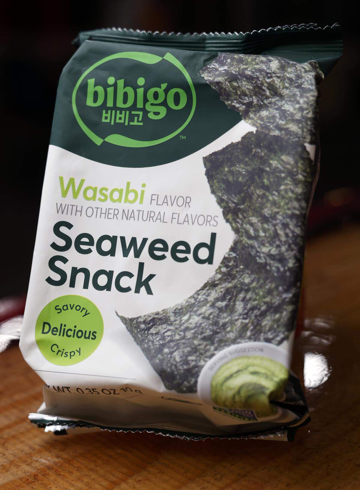 Kelby supplemented his lunch of sushi rolls with these seaweed snacks. 11/19/2025