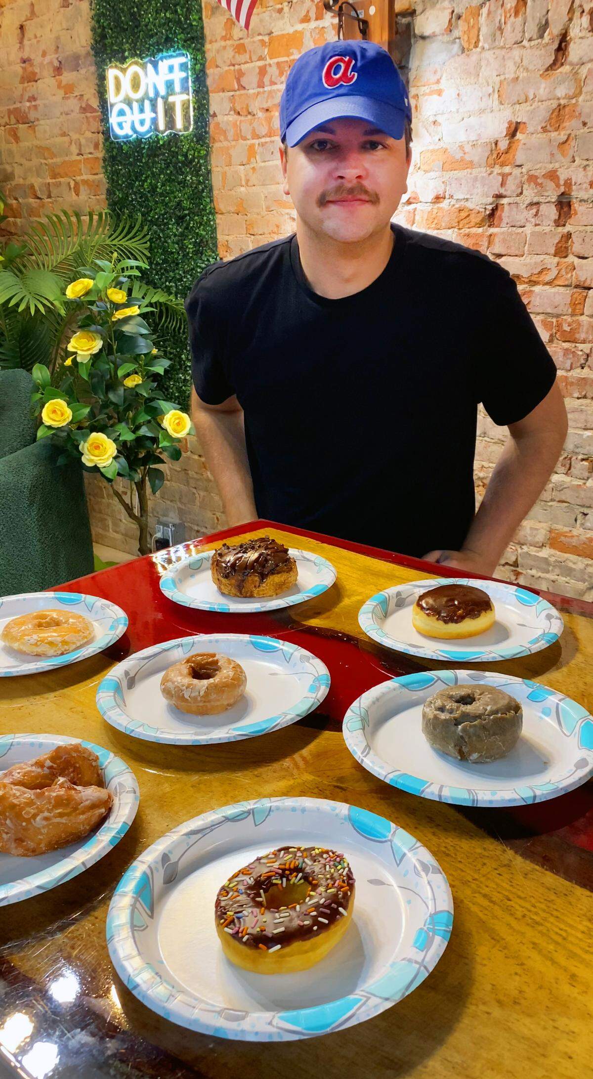 Ledger-Enquirer reporter Kelby Hutchison got a jump on National Donut Day (June 6, 2025) by sampling offerings from seven doughnut shops in Columbus. 06/04/2025