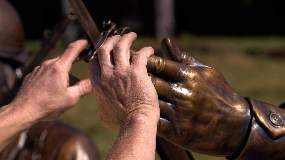 Four larger-than-life statues created by sculptor Jay Warren have now been installed to the Korean War Memorial at the National Infantry Museum. 10/21/2024
