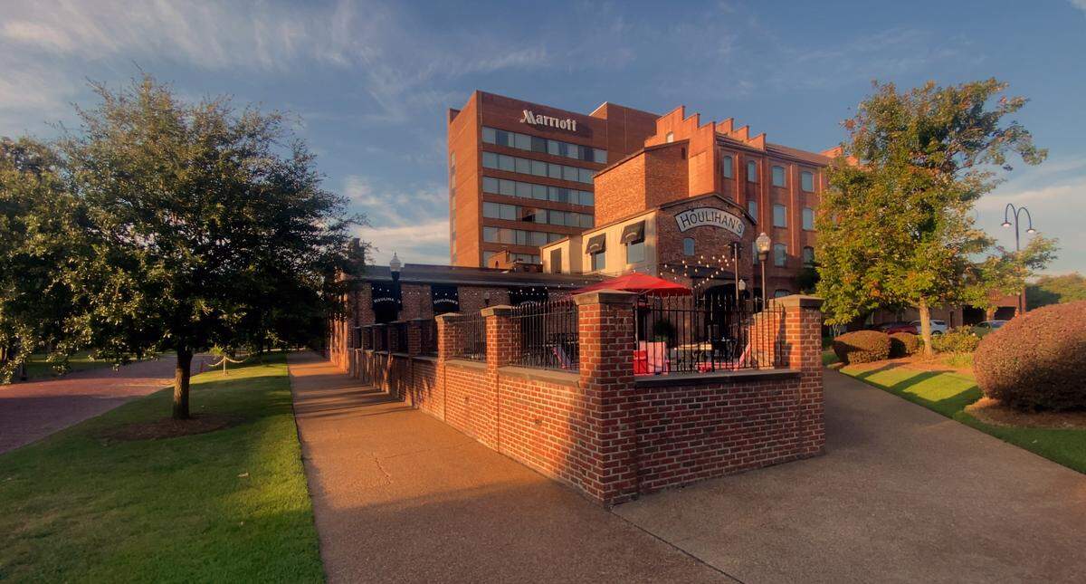 The Columbus Marriott is located at 800 Front Ave. in Columbus, Georgia.