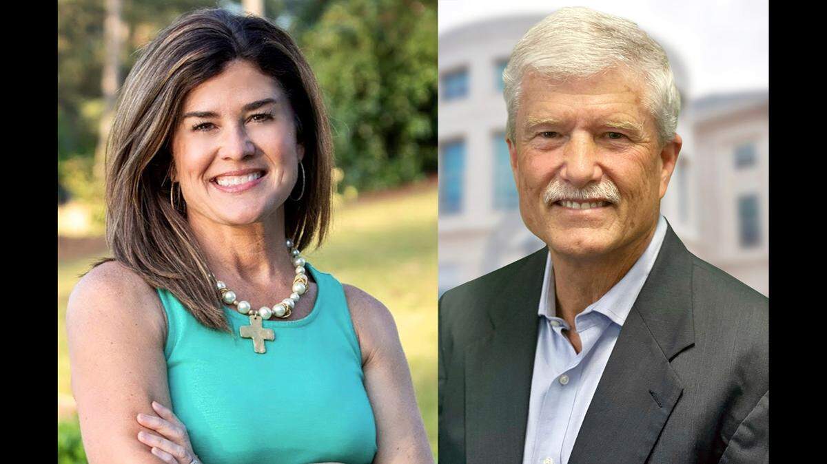 Nickie Tillery, left, and Bart Steed, right, are running in a special election for the Muscogee County School District 2 seat.
