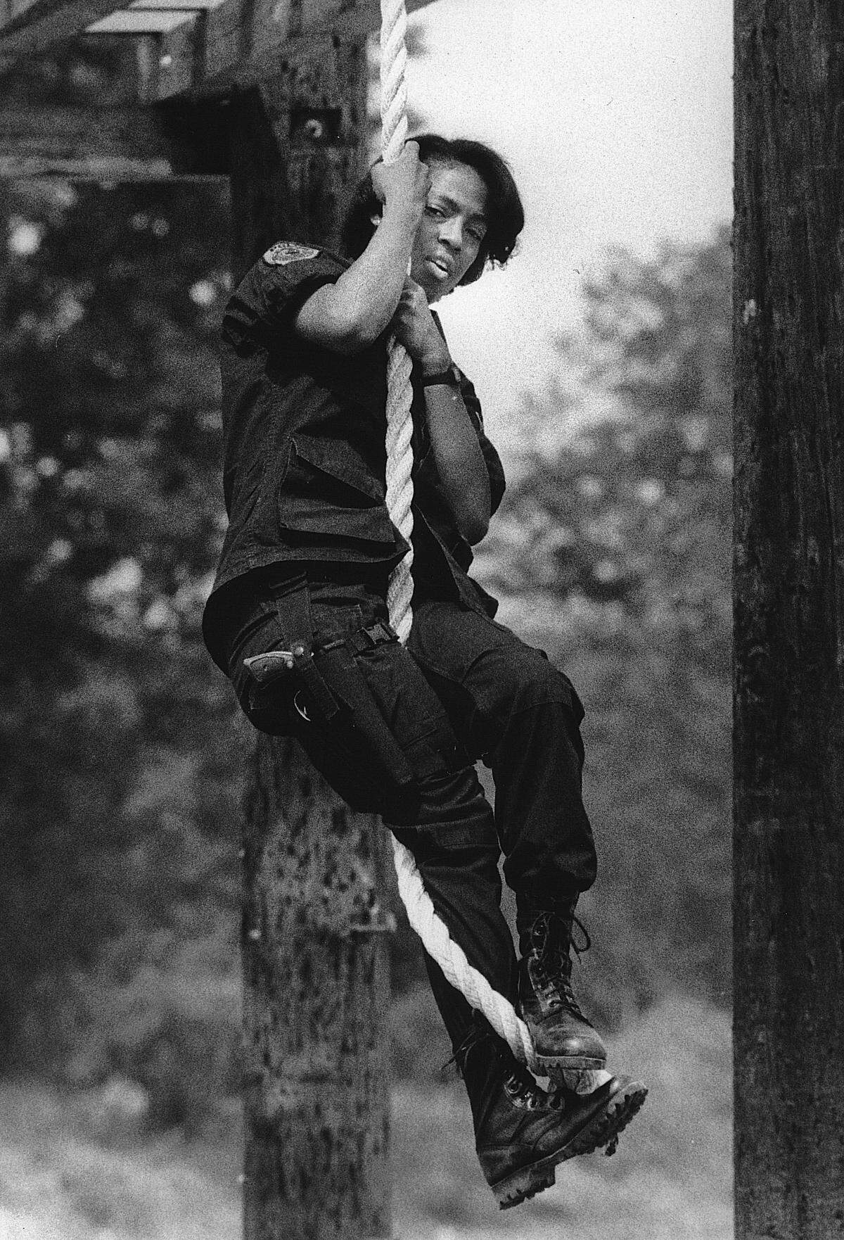 Sherri Rooks was the first woman and first Black woman to serve on the Columbus Police Department SWAT team in 1987.