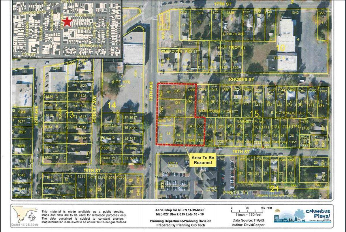 Developers have asked Columbus Council for a rezoning to allow for a Dollar General to be built on 13th Avenue.