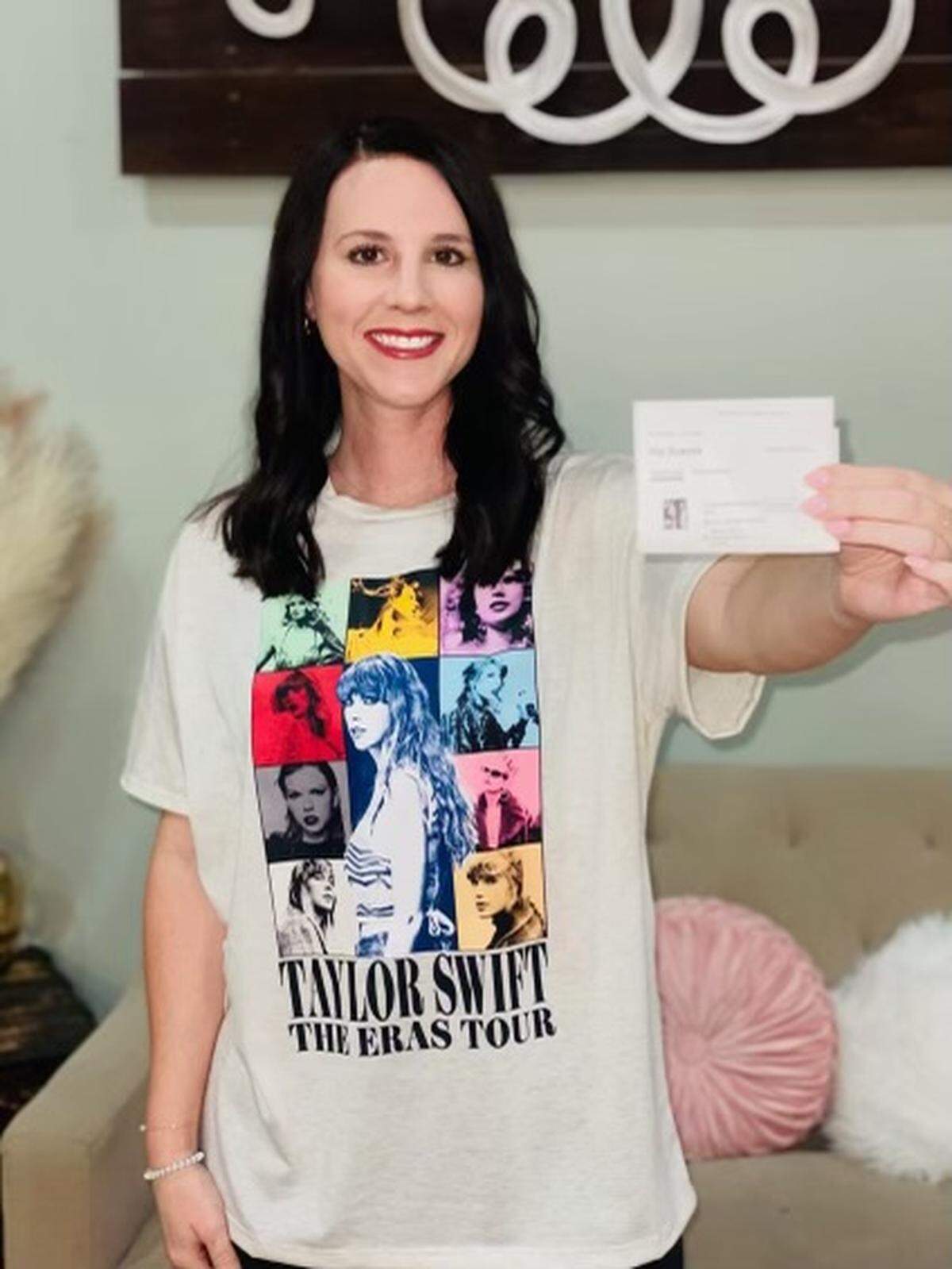 Anne Martin, owner of the Southern Pearl Boutique, has sold out of Taylor Swift merchandise ahead of the artist’s tour stop in Atlanta on April 28-30.