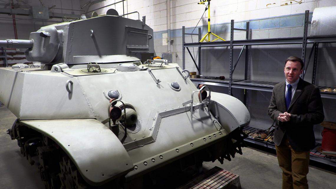 Robert Cogan, curator of the U.S. Army Armor and Cavalry Collection at Ft. Moore, Georgia, talks about their restoration of this M3A3 Stuart tank.