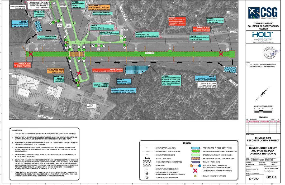 Columbus Airport’s primary runway is getting a long-awaited makeover this fall, prompting a temporary pause in commercial services. The CSG 6-24 Runway Project is a four-month initiative to completely reconstruct Columbus Airport’s main commercial runway, Runway 6-24. 07/29-2025