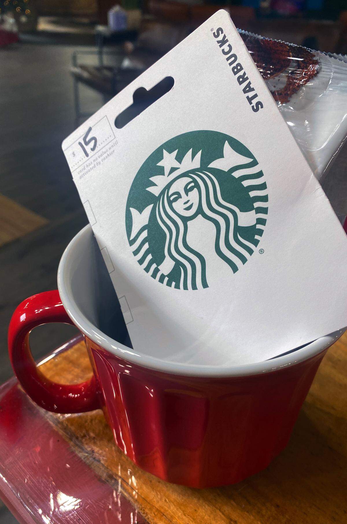 You can’t go wrong with coffee. It’s a univeral pleaser and will make your wallet happy too at $18.