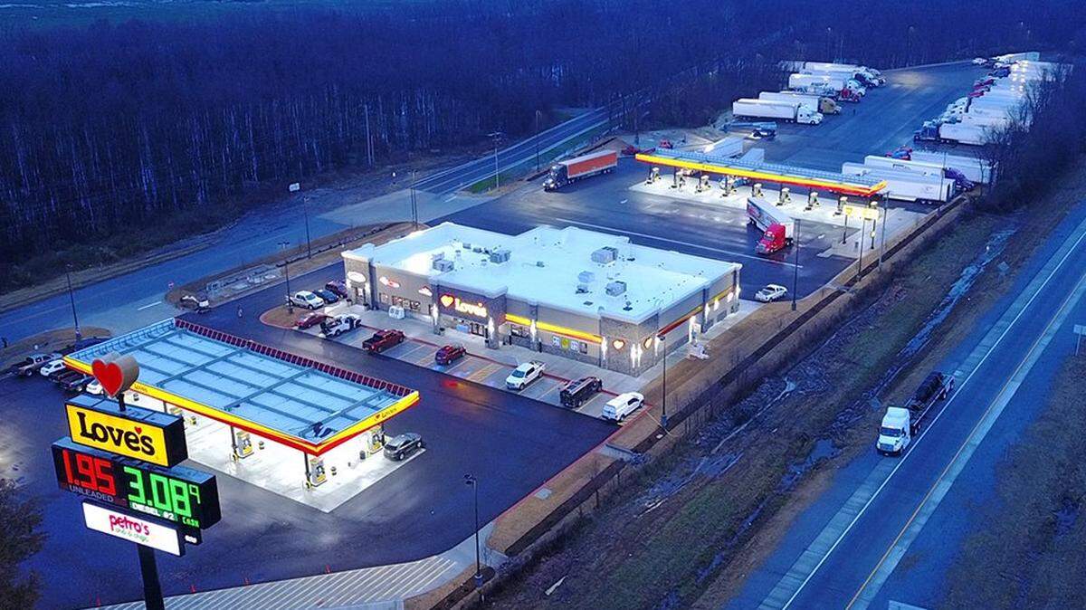 This new Love’s Travel Stop & Country Store in North Little Rock is off a major highway and indicative of the size that the location in Smiths Station, just north of Phenix, will have when it opens. -- Image from Love’s Travel on Facebook