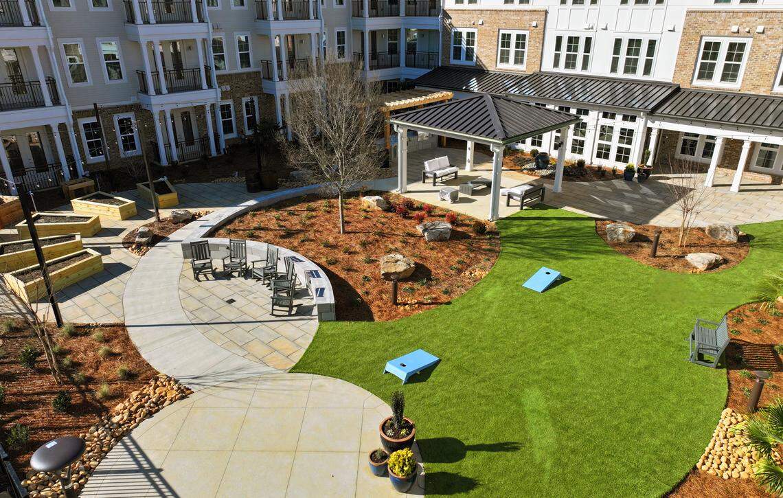 Miles Crossing Senior Residences, 450 Fifth Ave. in Columbus, hosted a ribbon-cutting ceremony April 23, 2026, to celebrate opening. The new mixed-income apartment community is for people ages 55 and older.