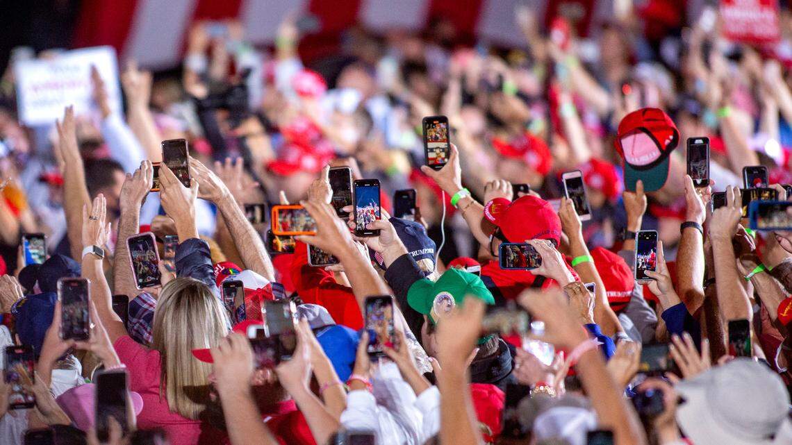 Did Trump’s Macon rally violate Kemp’s executive order, Bibb County’s mask mandate?