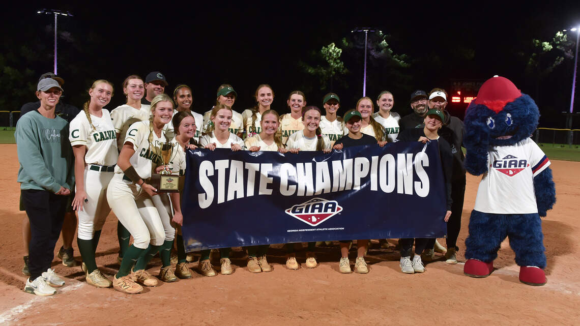 Last-inning comeback gives Calvary second straight softball state championship