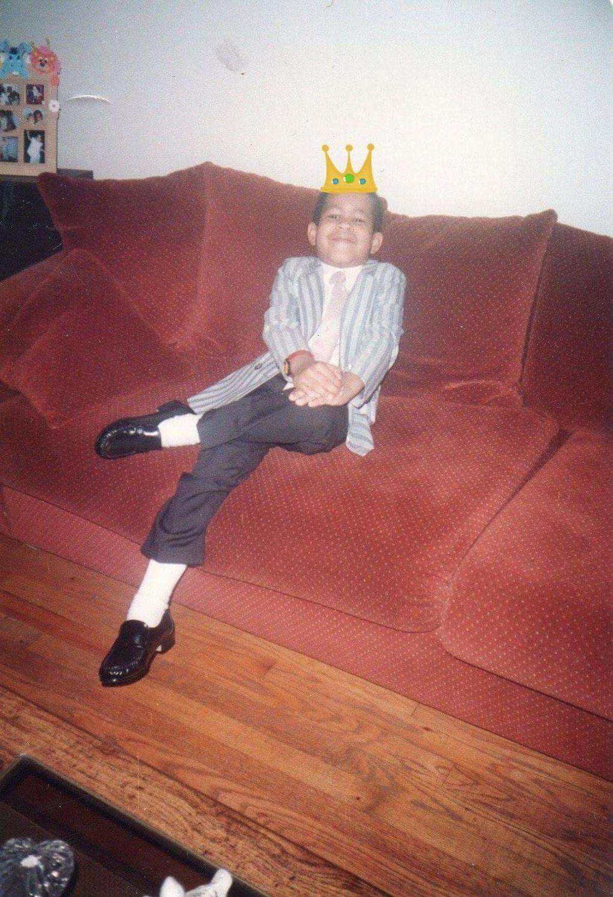 Georgia state senator and candidate for the 2026 Georgia Governor race Jason Esteves is pictured at about 6 years old during his childhood in Columbus.