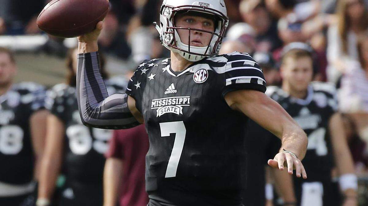 Mississippi State quarterback Nick Fitzgerald.