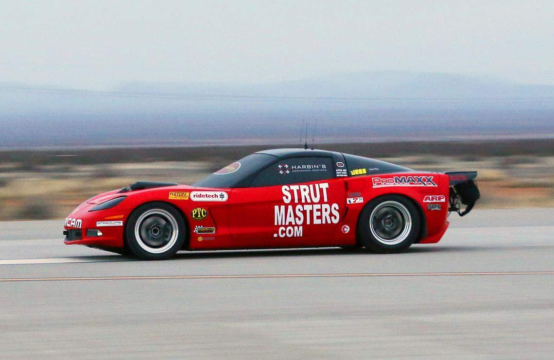 On Feb. 23 at the Spaceport in New Mexico, Columbus resident Dan Parker, 49, set the American speed record for a blind person at 153 mph over 1½ miles — and he kept the car within 5 feet of the center line the whole way despite a 22-mph side wind.