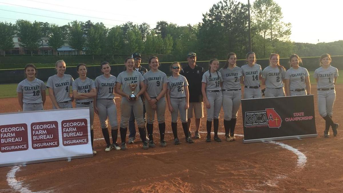 The Calvary Christian Lady Knights reached their first state championship series in program history but fell to King’s Academy in two games